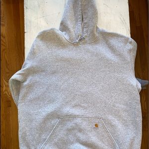 Gray Carhartt Middleweight Hoodie - XL (big & tall)